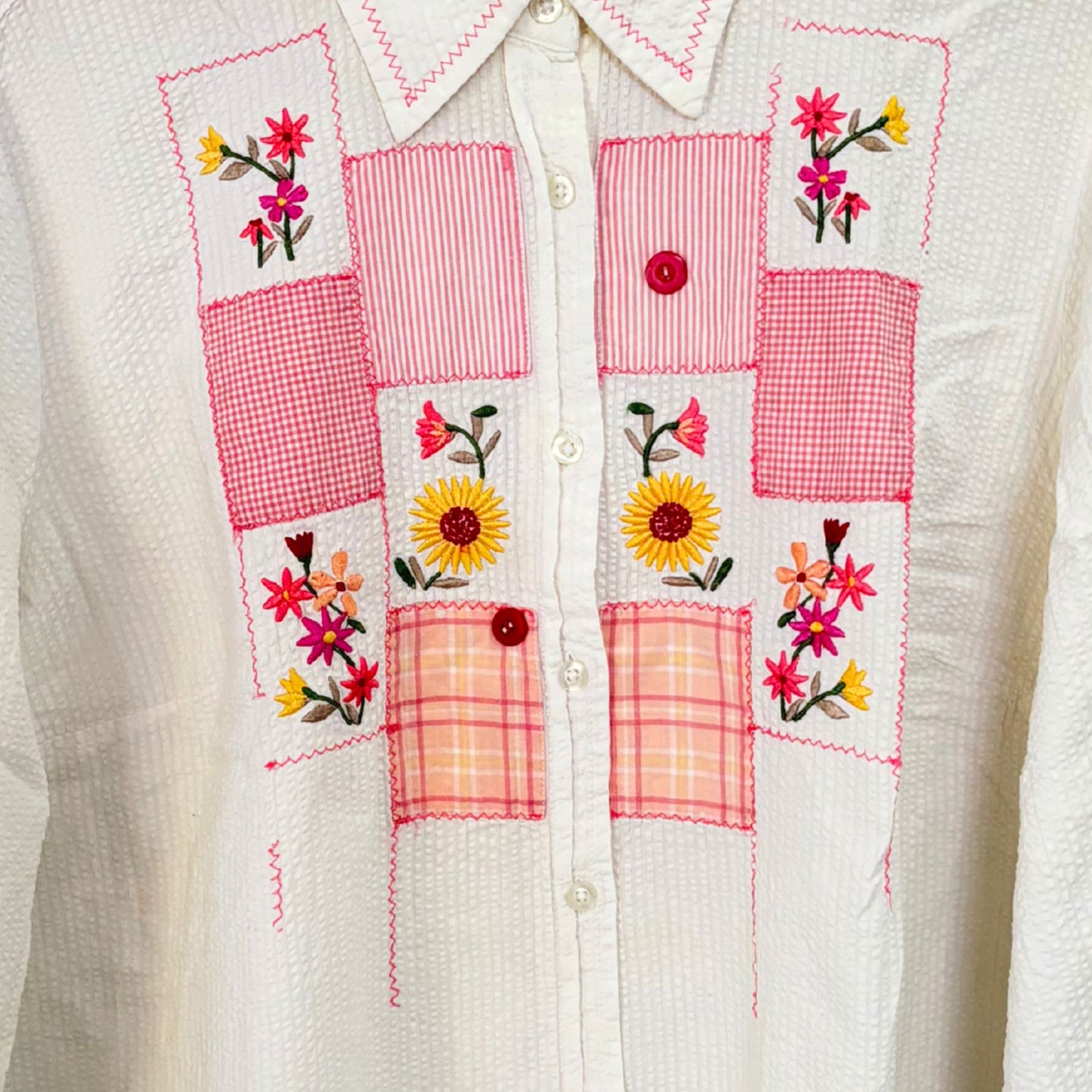 Pink Patchwork Floral