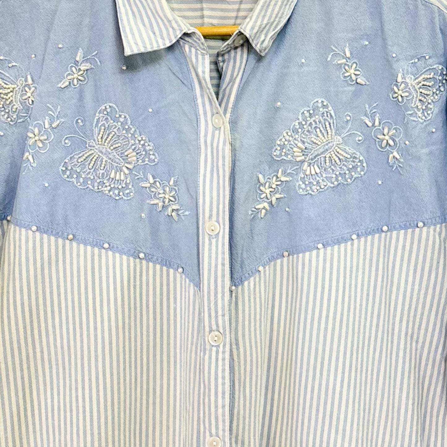 Butterfly Stripe Denim