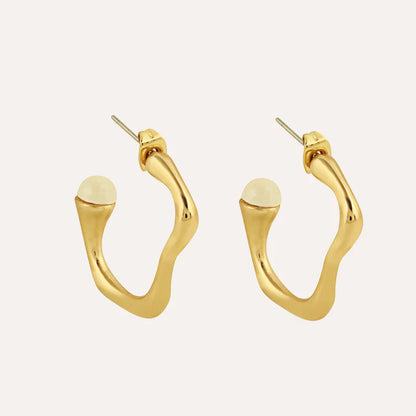 Gold Plated Hoops Combo Set