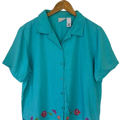 Bloom Button Up