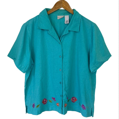 Bloom Button Up