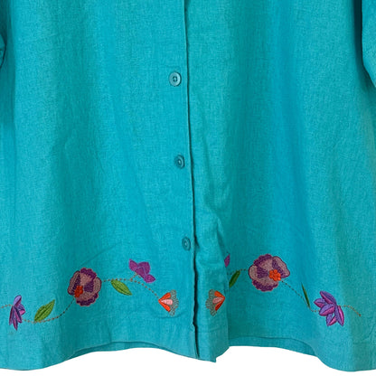 Bloom Button Up