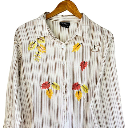 Stripe and Leaf Chic