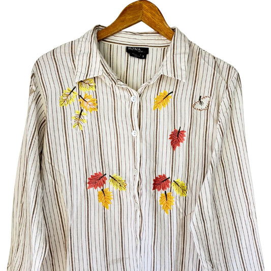 Stripe and Leaf Chic