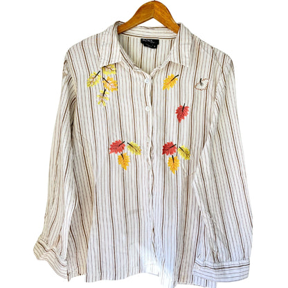 Stripe and Leaf Chic