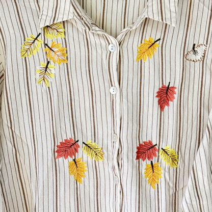 Stripe and Leaf Chic