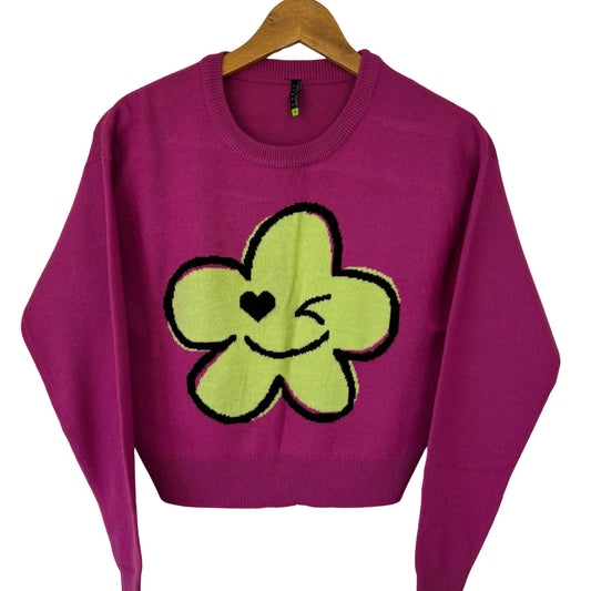 Winky Flower Knit