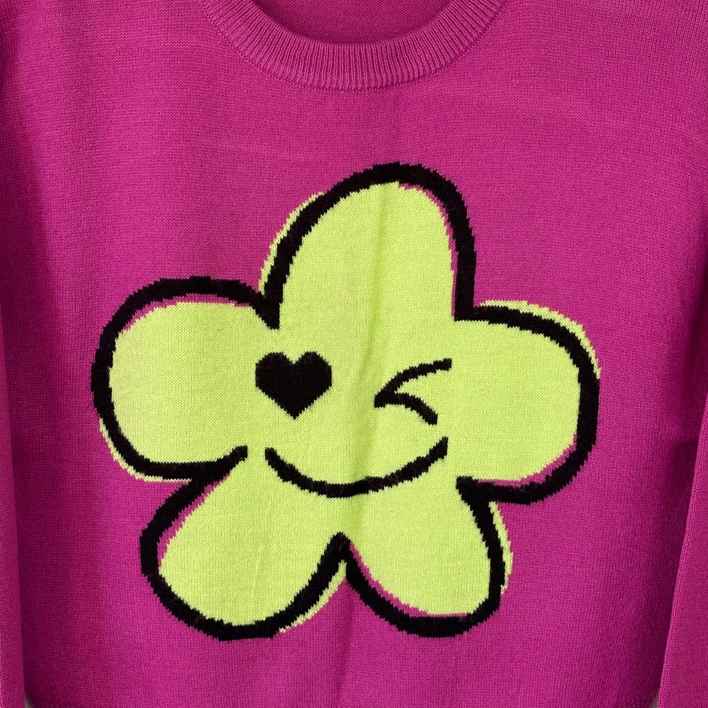 Winky Flower Knit