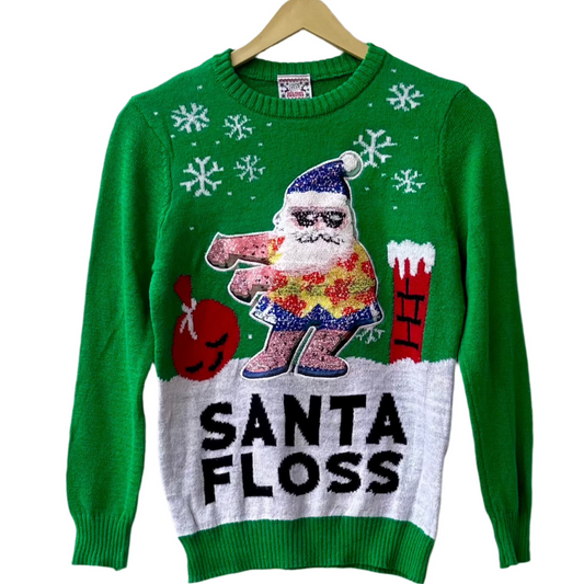 Reversible Sequins Santa Floss