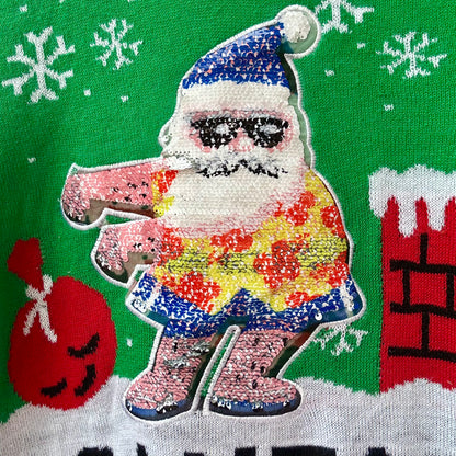 Reversible Sequins Santa Floss