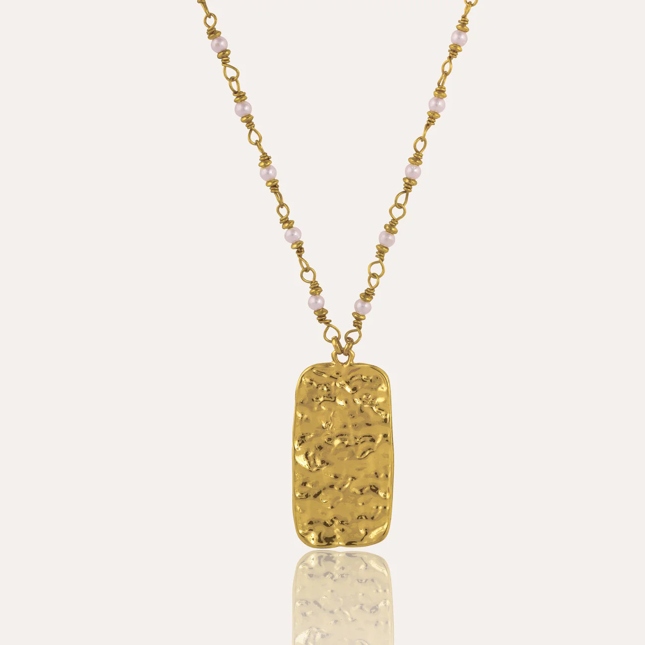 Golden Tag Necklace