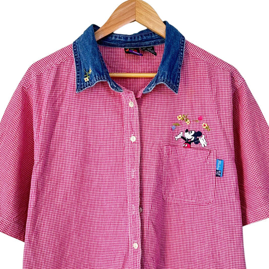 Mickey Gingham Shirt