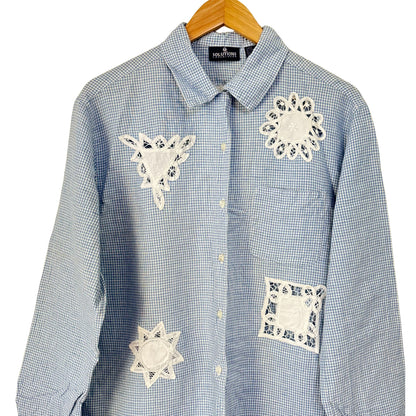 Lace Patch Gingham