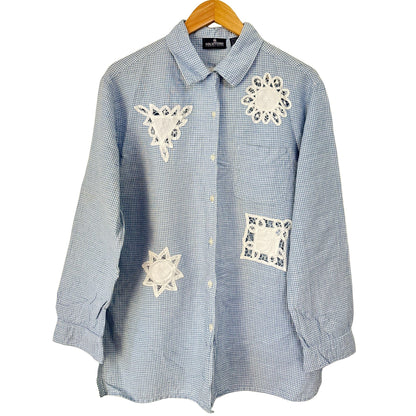 Lace Patch Gingham