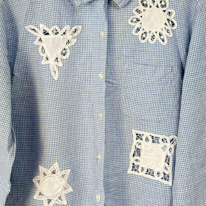 Lace Patch Gingham