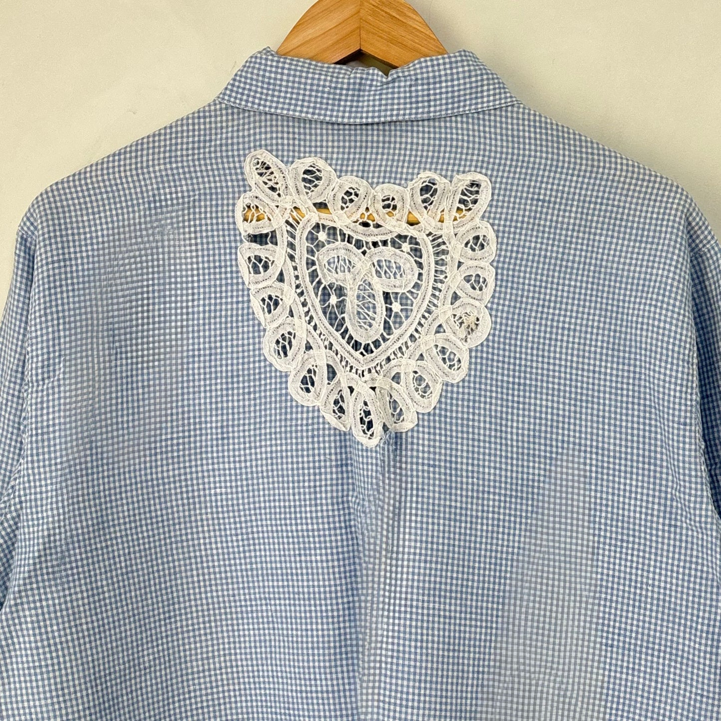 Lace Patch Gingham