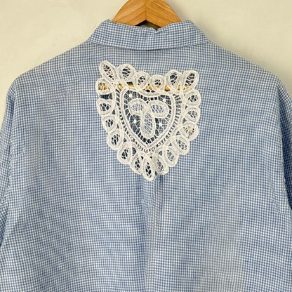 Lace Patch Gingham