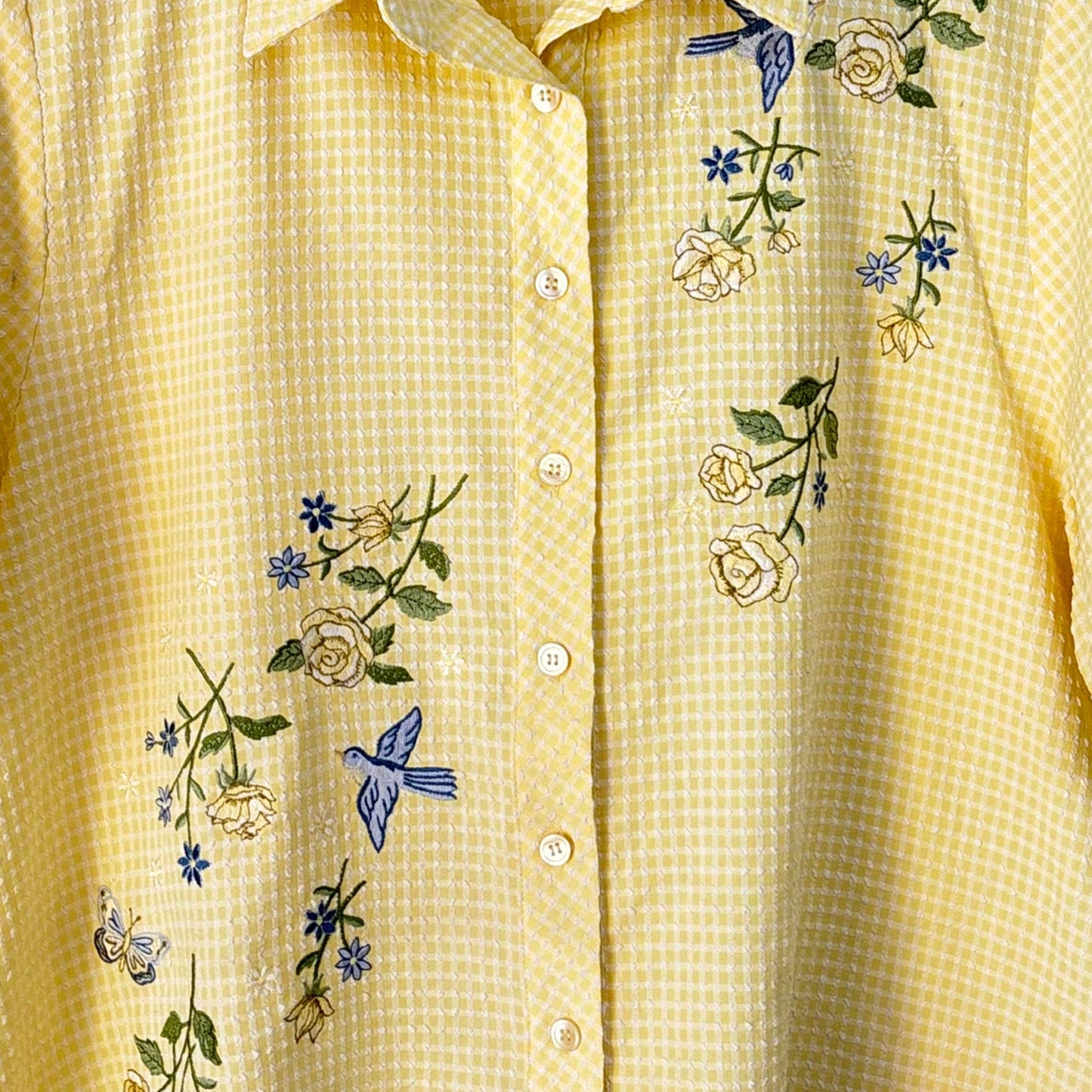 Sunshine Bird Gingham