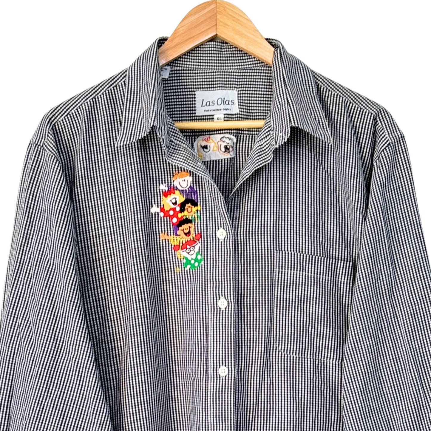 Cartoon Stack Pinstripe Shirt
