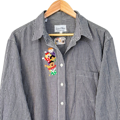 Cartoon Stack Pinstripe Shirt