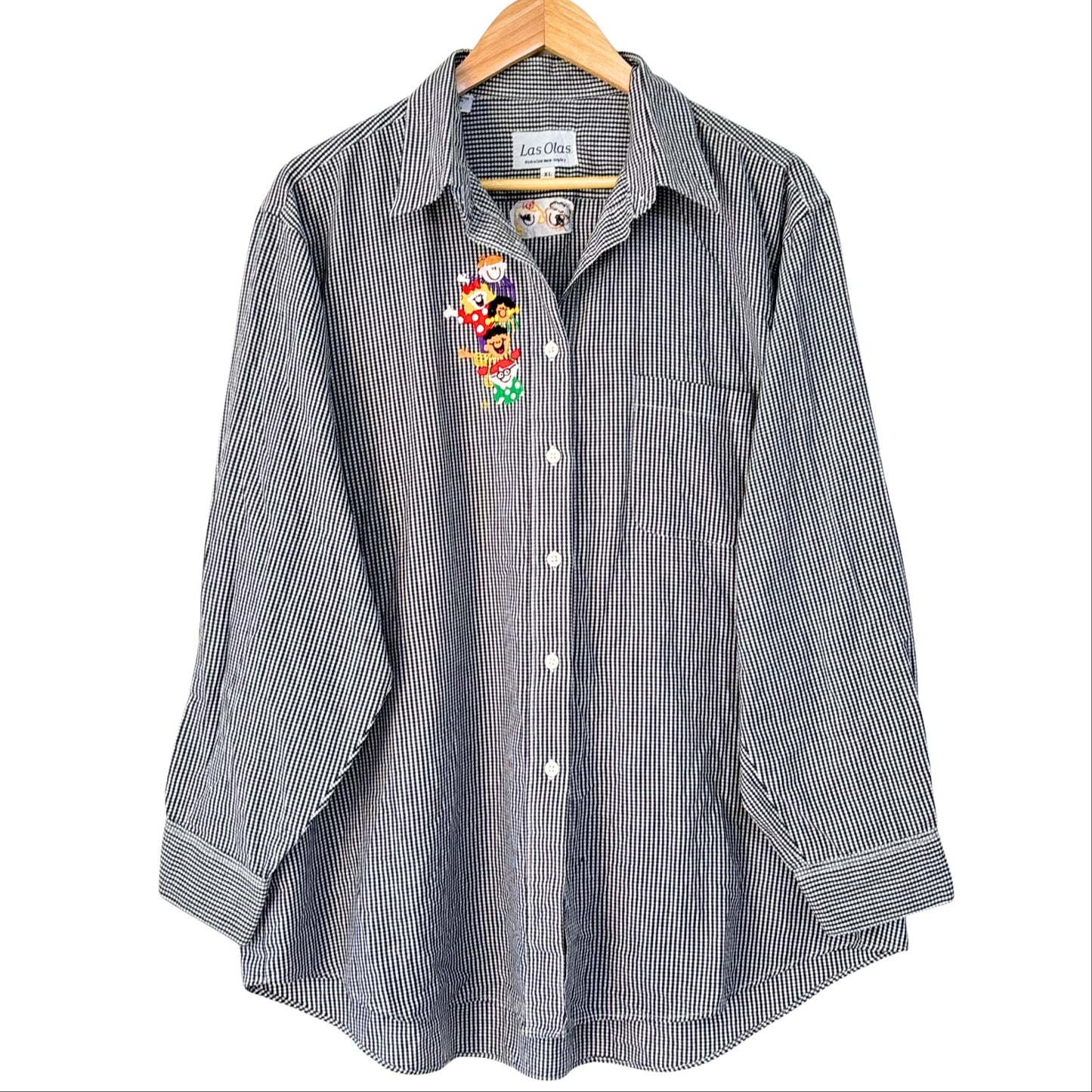 Cartoon Stack Pinstripe Shirt