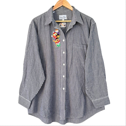 Cartoon Stack Pinstripe Shirt