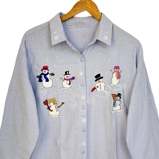 Snowman Squad Denim