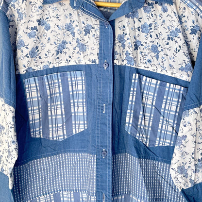 Calico Quilt Buttonup