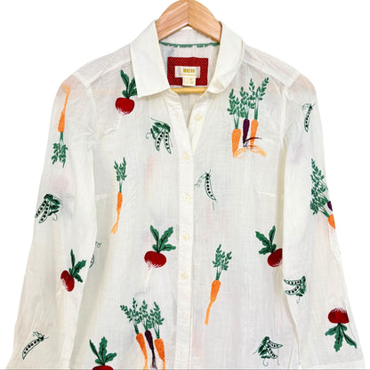 Garden Veggie Embroidered