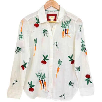 Garden Veggie Embroidered