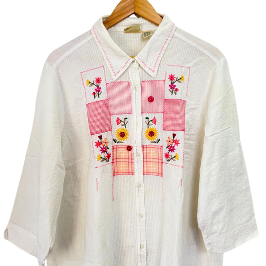 Pink Patchwork Floral