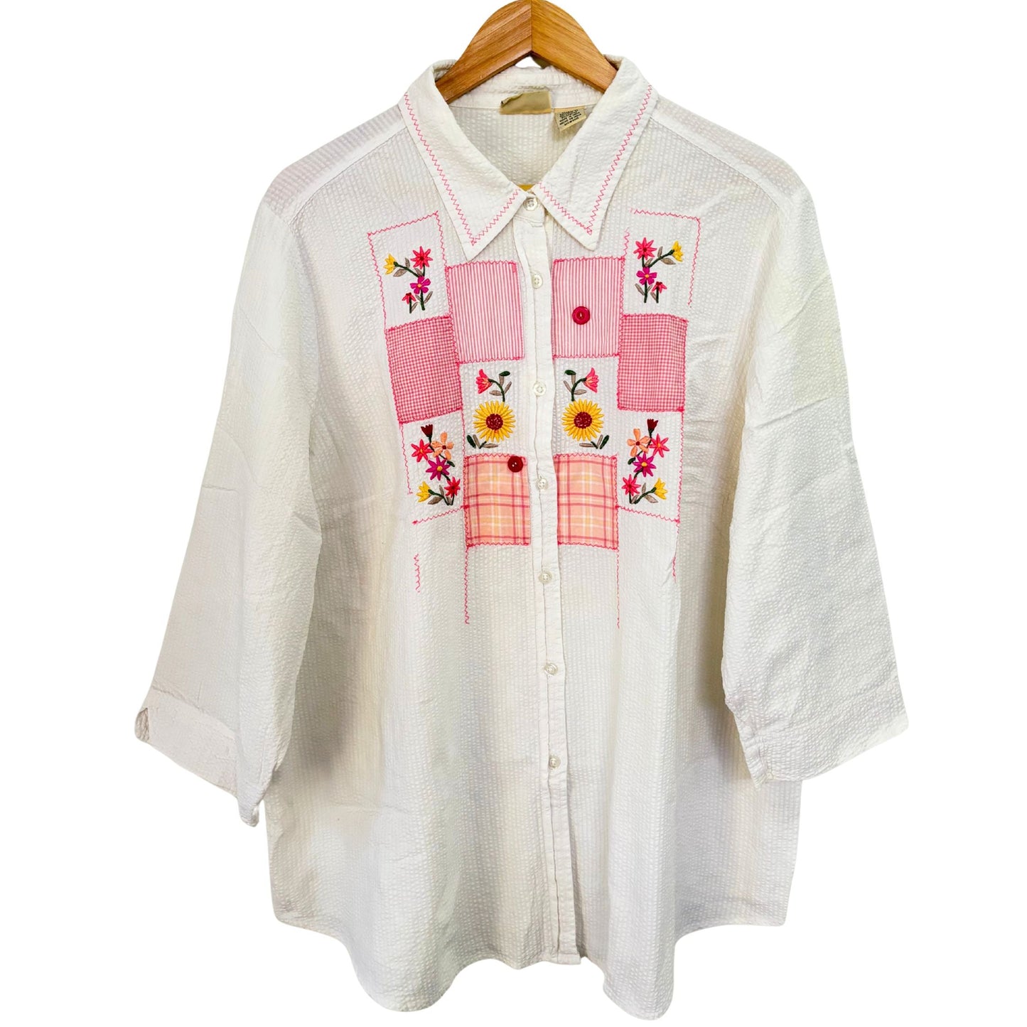 Pink Patchwork Floral