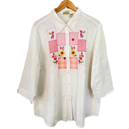 Pink Patchwork Floral
