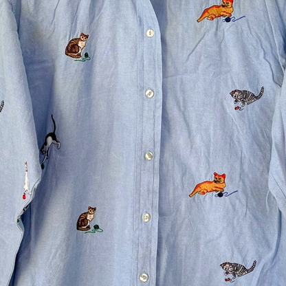 Cat Nap Chambray