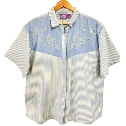 Butterfly Stripe Denim