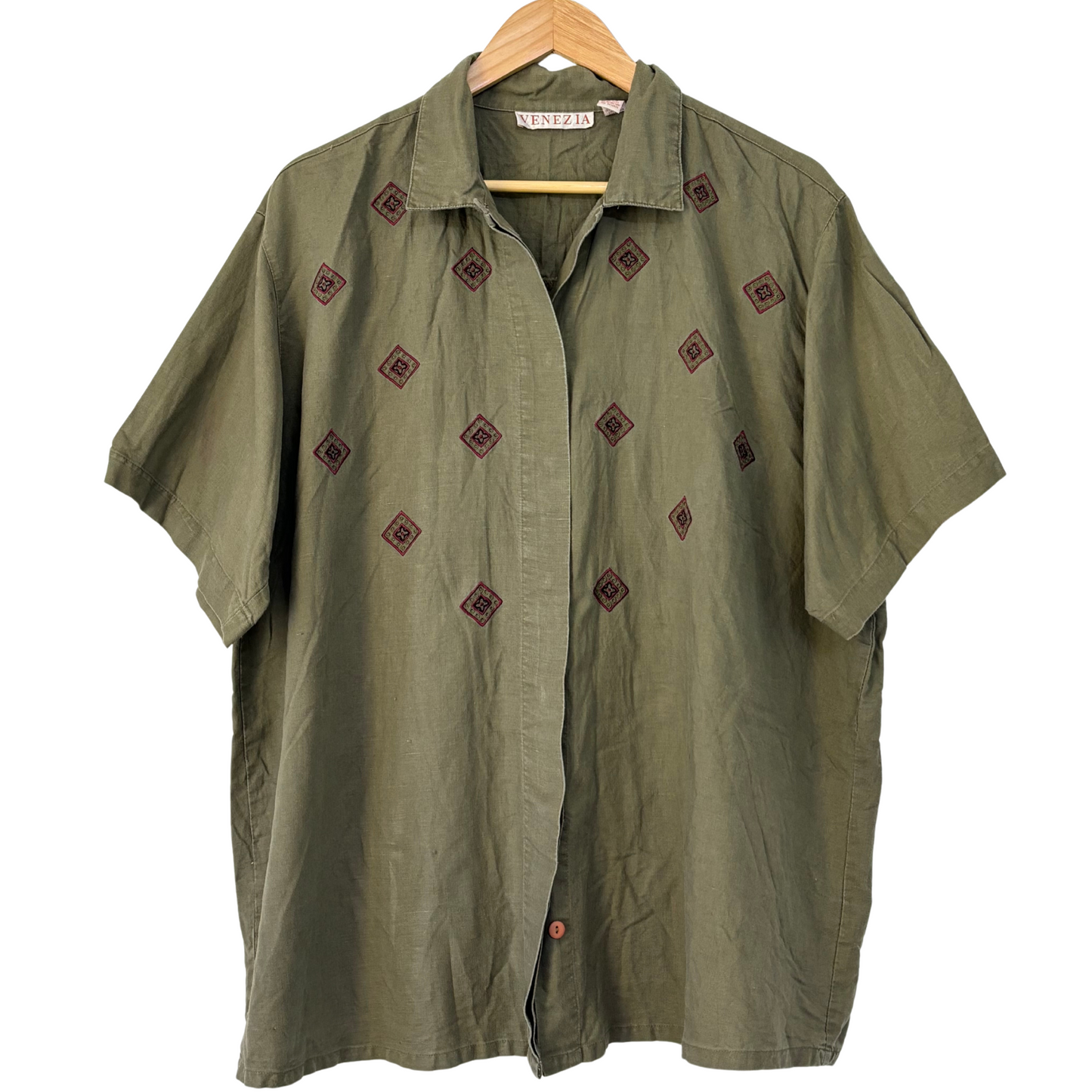 Olive Diamond Shirt