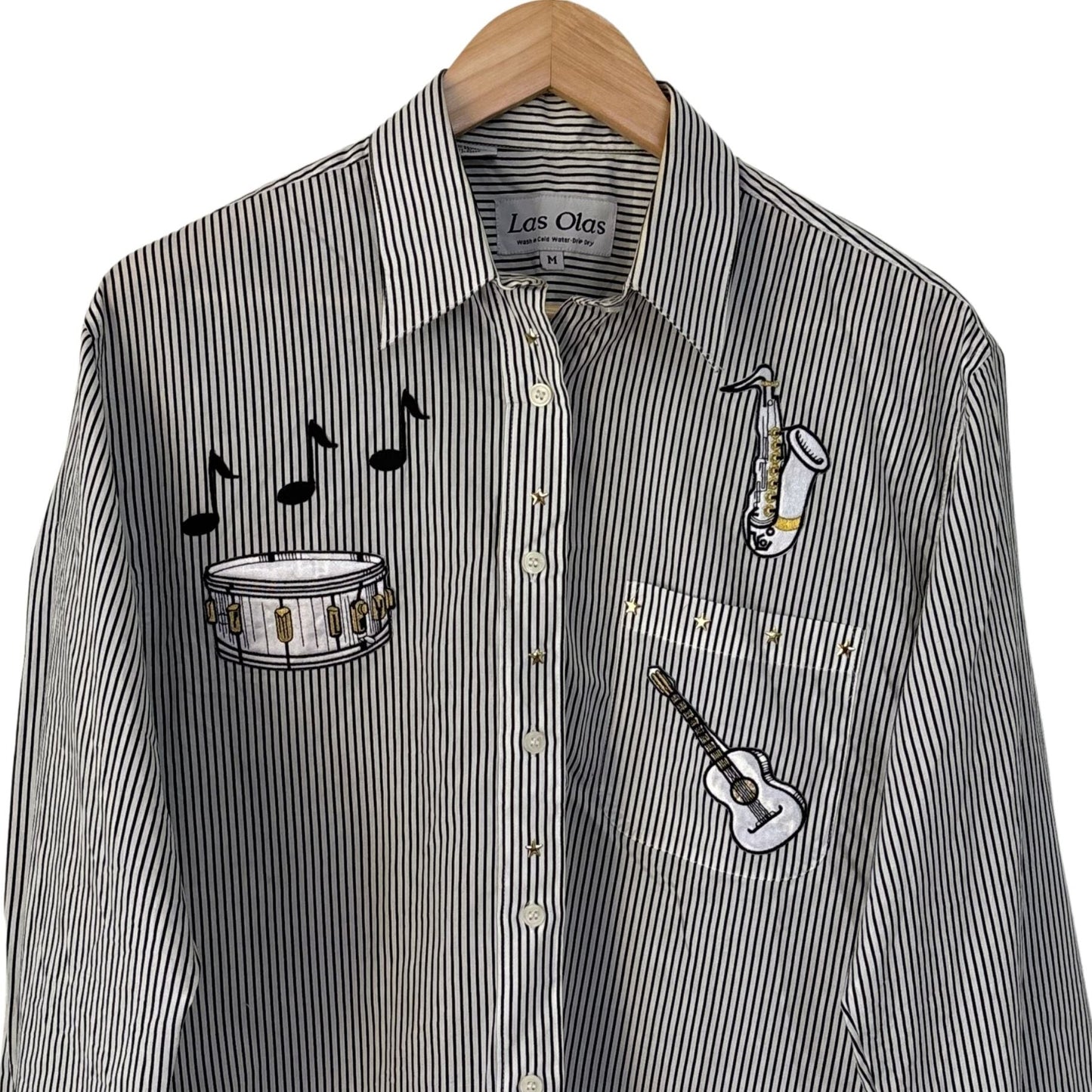 Striped Music Note