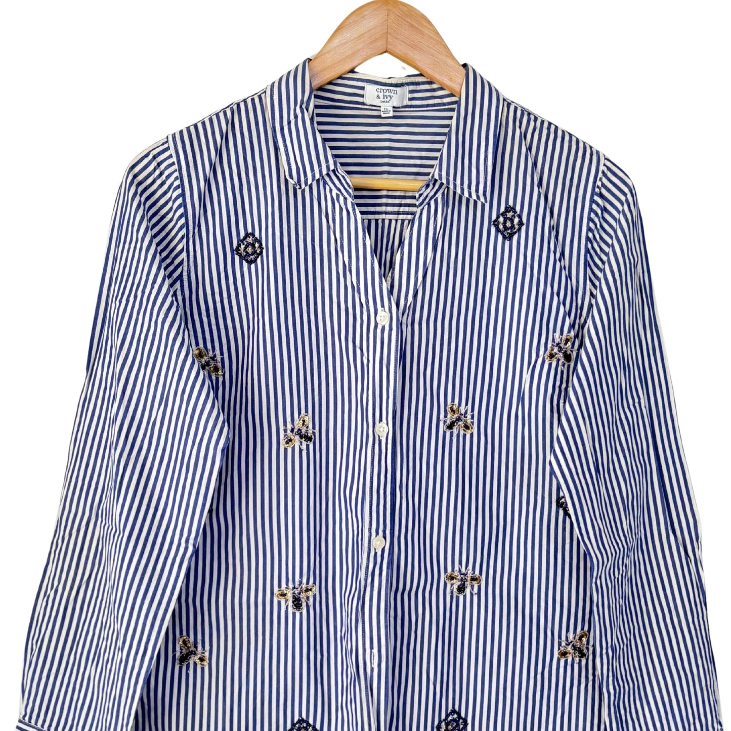 Navy Stripe Bee