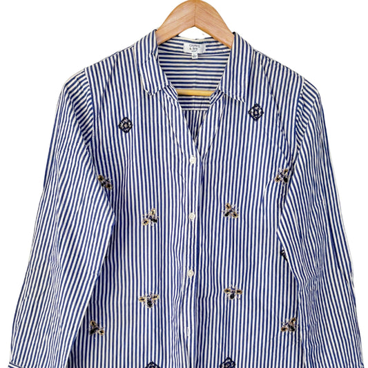 Navy Stripe Bee