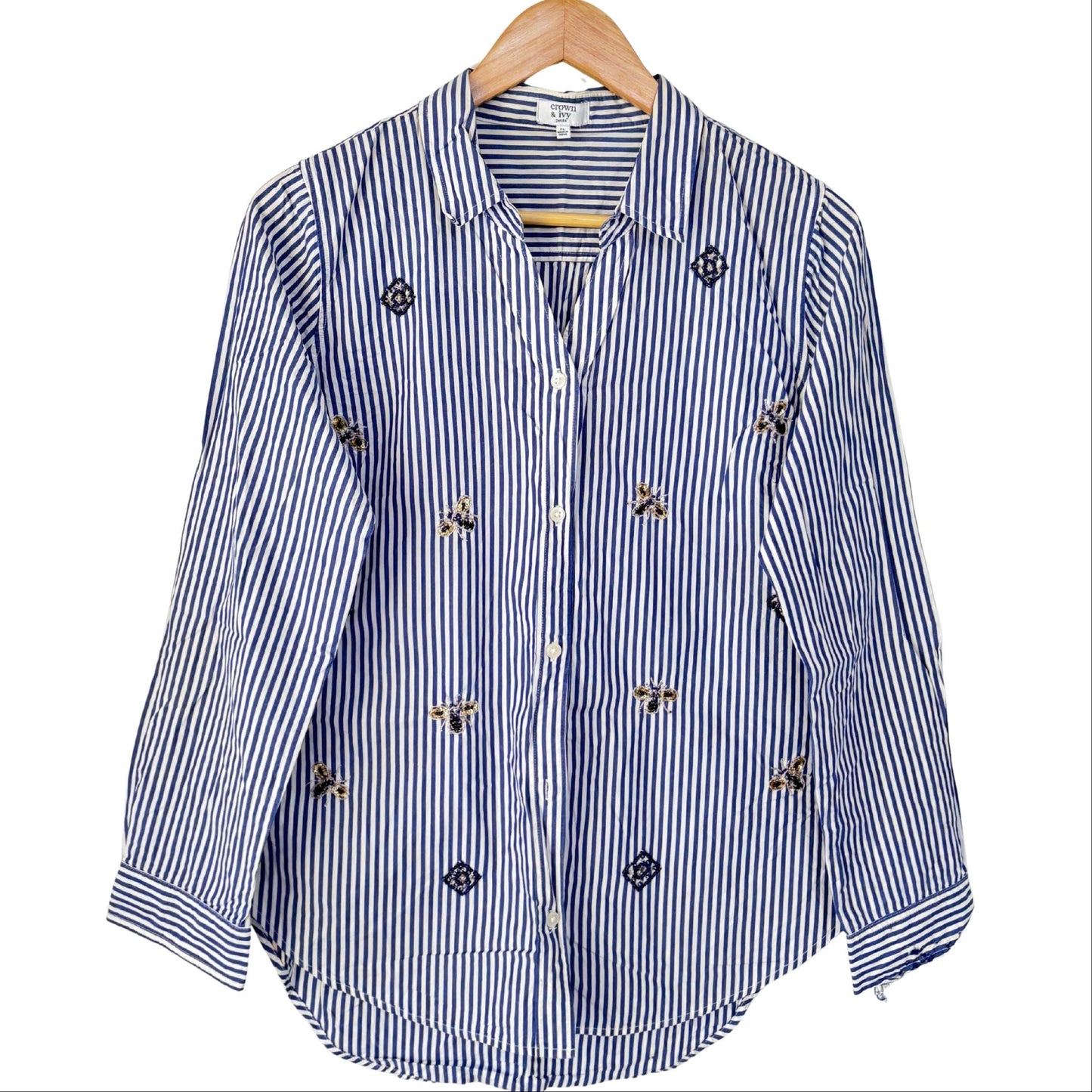 Navy Stripe Bee