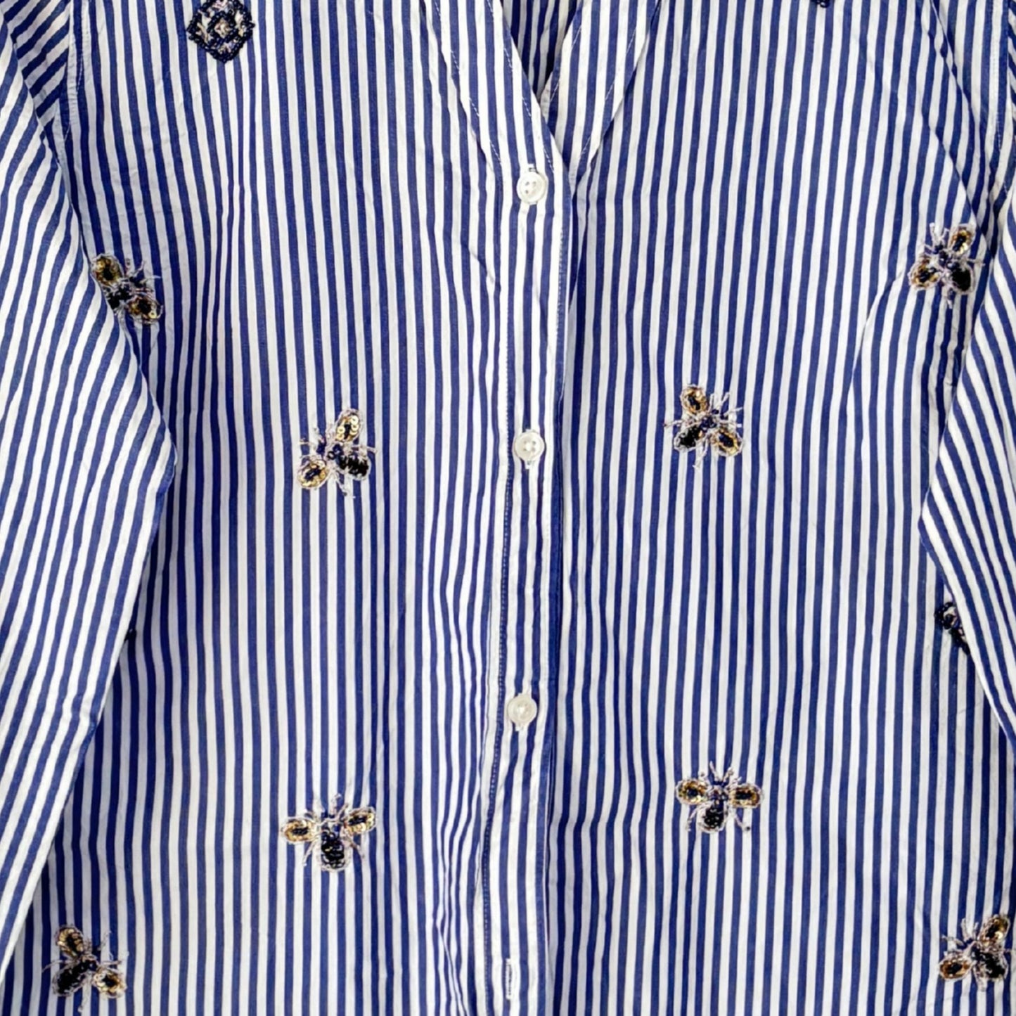 Navy Stripe Bee