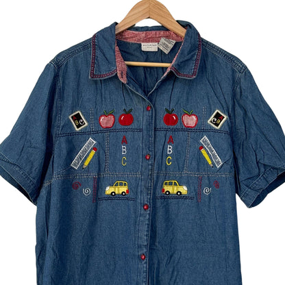 Denim School ABC Shirt