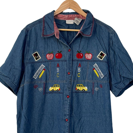 Denim School ABC Shirt
