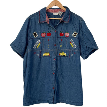 Denim School ABC Shirt
