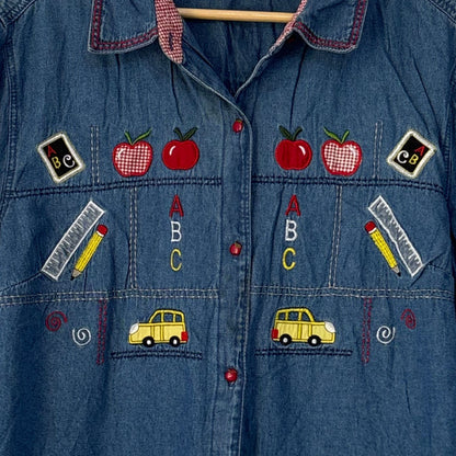 Denim School ABC Shirt