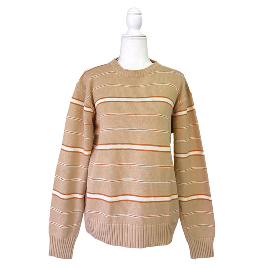Striped Beige Sweater