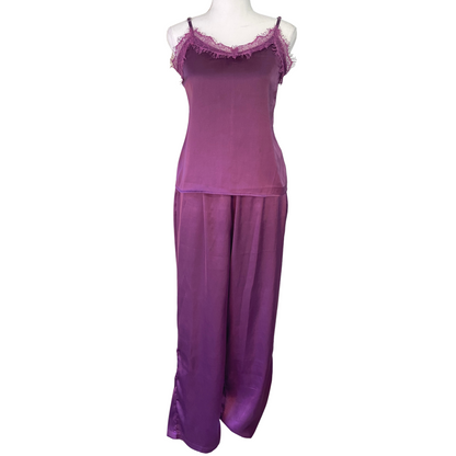 Purple Satin Night Suit